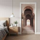 Door foil Oriental gate with mosaics - Sisi & Seb - Self-adhesive door decoration 