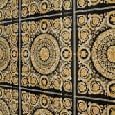 Versace wallpaper Vliestapete Heritage Barocktapete mit Ornamenten schwarz, gold, creme 
