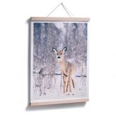 Plakat - Vinterhjort 
