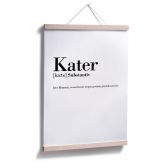 Poster Grammatik - Kater  