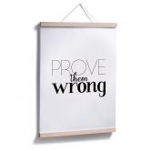 Poster Prove them wrong 