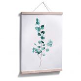 Poster Goed Blauw - Das Eukalyptusblatt 