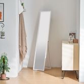 Standspiegel weiß groß - Berlin - 33x153 cm 
