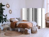 Paravent, Raumteiler freistehend, Trennwand - Watercolor: Airplanes and Balloons on White Sky 