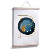 Poster – Een Gouden letter B 
