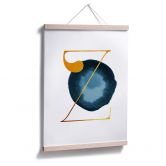 Poster – Een Gouden letter Z 