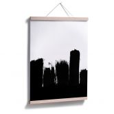 Plakat - Black brush 