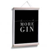 Poster Drink more Gin 