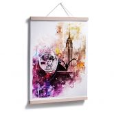 Poster Hugonnard - Watercolour New York View 