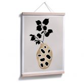 Poster Kubistika - botanisches Stillleben 