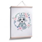 Poster Kvilis - Waschbär 01 