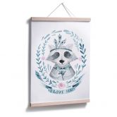 Poster Kvilis - Raccoon 02 
