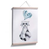 Poster Kvilis - Waschbär 03 