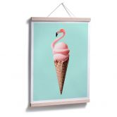 Poster Loose - Flamingoeis 