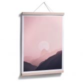 Poster Lever du soleil rose 