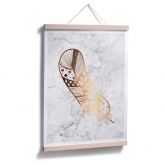 Poster Kupferoptik - Feder 