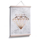 Plakat - Kobber - Shine bright like a diamond 