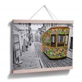 Poster Ben Heine - Tram in Lissabon 