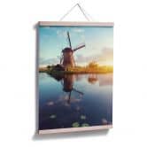 Poster Holländische Windmühle 
