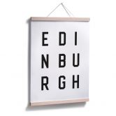 Poster - Typographie Edinburgh 