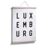 Poster - Typographie Luxemburg 
