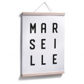 Poster – Typografie Marseille 