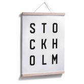 Poster - Typographie Stockholm 