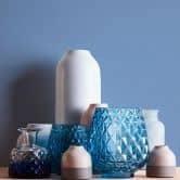 Architects Paper Vliestapete Floral Impression Unitapete einfarbig blau 