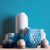 Architects Paper Vliestapete Floral Impression Unitapete einfarbig blau 