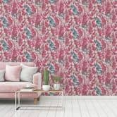 Architects Paper Vliestapete Floral Impression Blumentapete floral rosa, rot, blau, braun, grün 