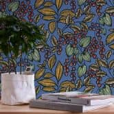 Architects Paper Vliestapete Floral Impression Blumentapete floral blau, gelb, rot, schwarz 