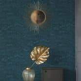 Architects Paper Vliestapete Absolutely Chic Blumentapete floral blau, schwarz 