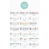 Lovely Kids selbstklebende Kinderzimmer Bordüre Cute Planes mit Flugzeugen 