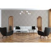 Livingwalls Vliestapete Metropolitan Stories Barocktapete Alena St. Petersburg beige, grau 