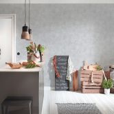 A.S. Création Trendwall 2 - Papier peint intissé uni, gris 