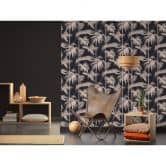 Livingwalls papier peint intissé Metropolitan Stories papier peint Lola Paris noir 