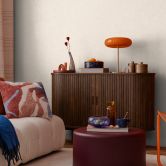 COSMOPOLITAN einfarbige Vliestapete Beige moderne Schlaf- und Wohnzimmer Tapete 