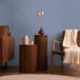 COSMOPOLITAN Vliestapete Blau - moderne Designer Tapete für Schlafzimmer 