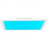 LED Deckenleuchte Aaron, weiß, 39,5 x 39,5 cm, dimmbar 