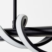 Pendelleuchte Alexander, schwarz, 150 x 75,5 cm, Pendellampe 