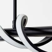 Pendelleuchte Alexander, schwarz, 150 x 95,5 cm, Pendellampe 