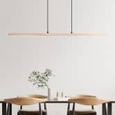 Pendelleuchte Anabelle, braun, 150 x 103 cm, Holz Pendelleuchte 
