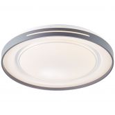 Wand- und Deckenleuchte Aurora, grau, Ø 48,5 cm, Innenleuchte 