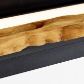 Wandleuchte Elea, braun, 35 x 15,1 cm, Holz Wandlampe 