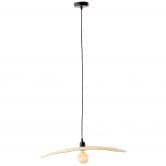 Bambus Pendelleuchte Jonte, braun,  ⌀ 60 cm, Pendellampe 
