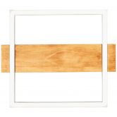 Deckenleuchte Layla, braun, 4,6 x 30 cm, Holz Lampe 