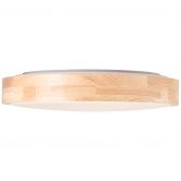 Deckenleuchte Liv, braun, 6,5 x 34 cm, Holz Lampe 