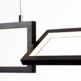 Pendelleuchte Mats, schwarz, 120 x 80,5 cm, Pendellampe 