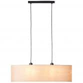 Pendelleuchte Michael, beige, 120 x 78 cm, Holz Pendelleuchte 