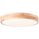 Wand- und Deckenleuchte Niklas, braun, 7 x 34 cm, Holz Innenleuchte 